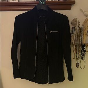 Liverpool Black Leather Jacket